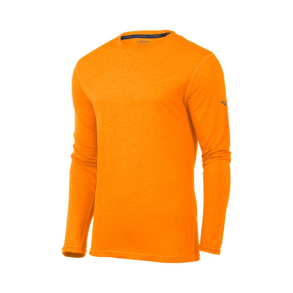 Sudaderas Mizuno Inspire Long Sleeve Hombre Naranjas Comprar ARLI-46308